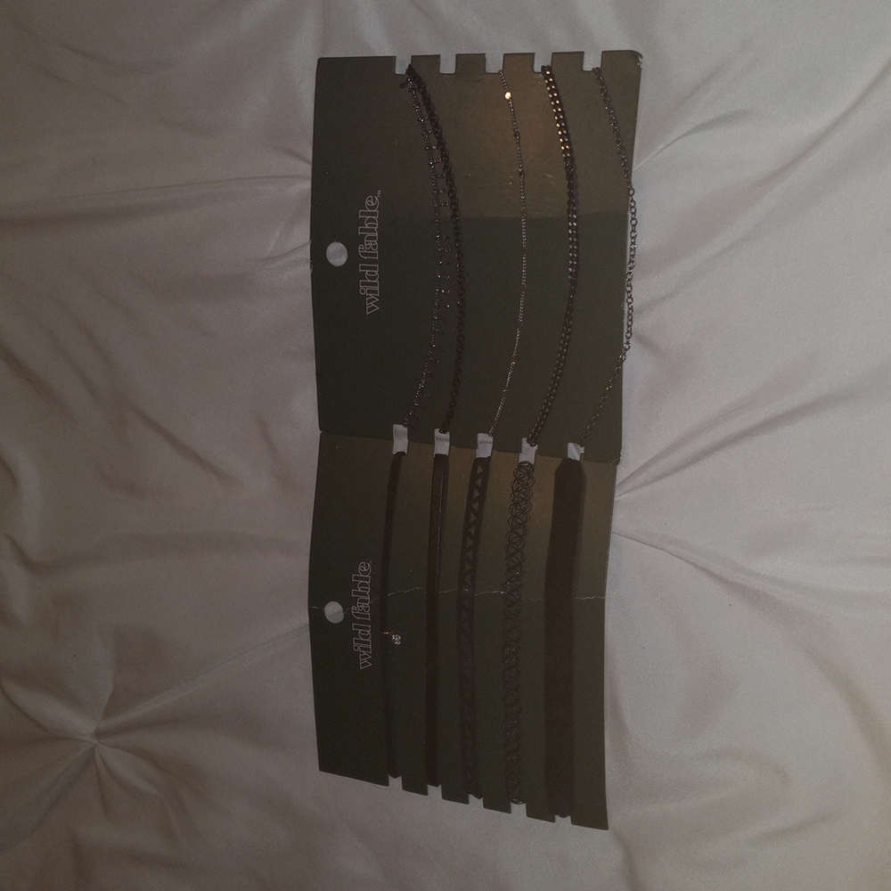 Two choker sets from Claire's (unused)